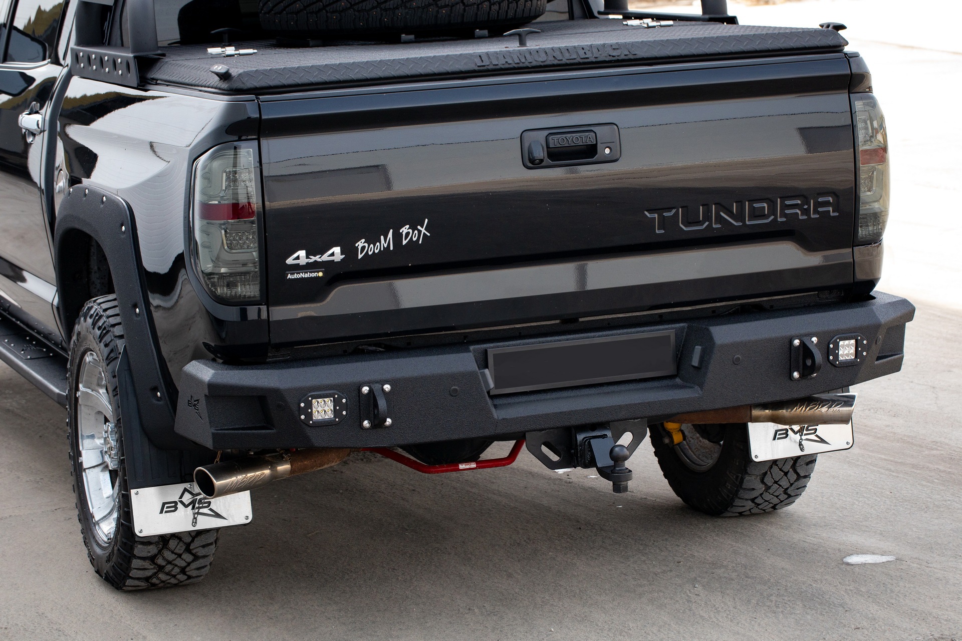 Бампер силовой задний BMS PRO-Line для Тойота Тундра 2014-2020 — изображение 2