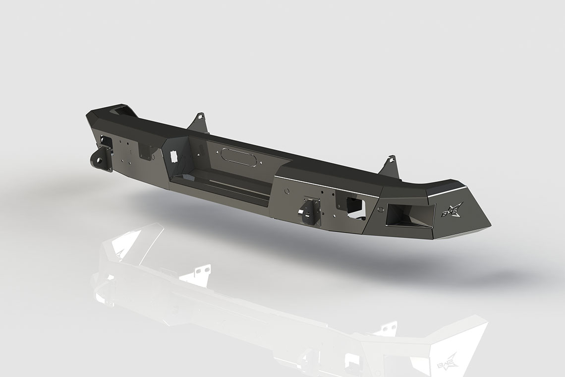 Бампер силовой задний BMS PRO-Line для Тойота Тундра 2014-2020 — изображение 4