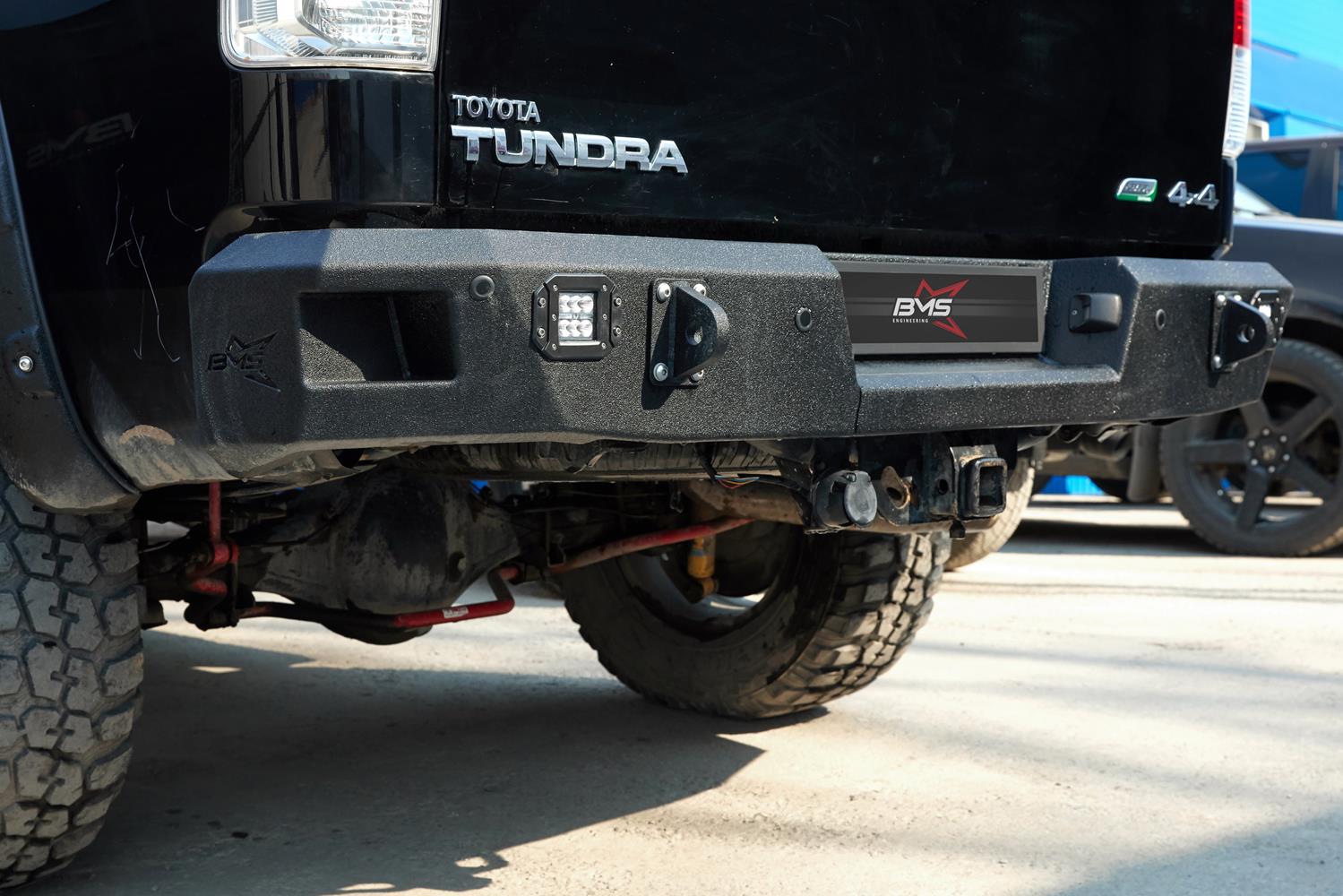 Бампер силовой задний BMS листовой Toyota Tundra 2007-2013