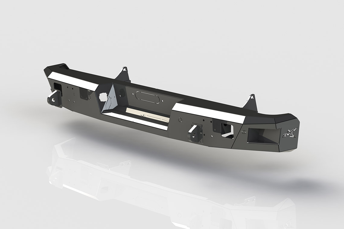 Бампер силовой задний BMS листовой Toyota Tundra 2007-2013 — изображение 5