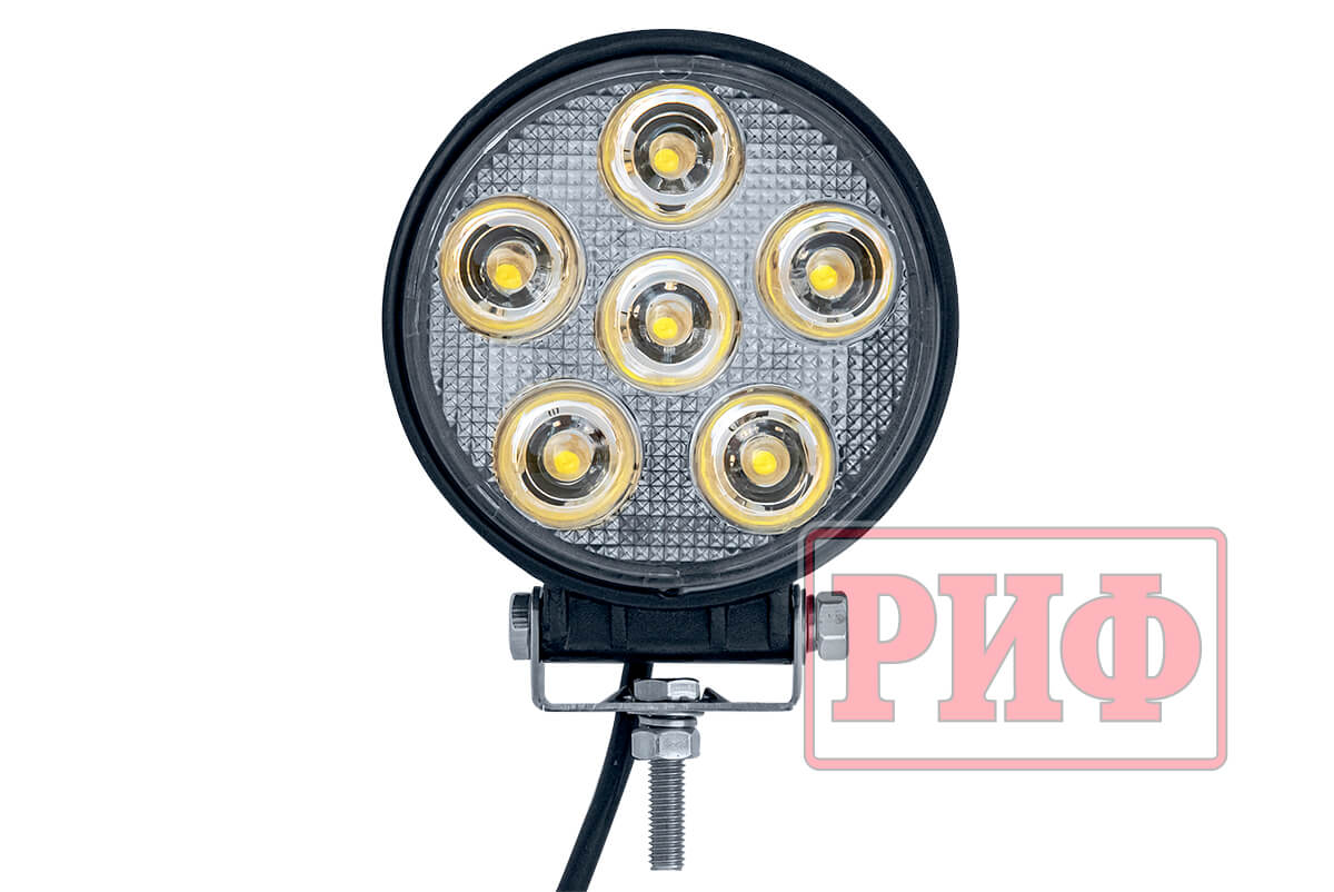 Светодиодная фара рабочего света РИФ D116 мм 18W — изображение 2