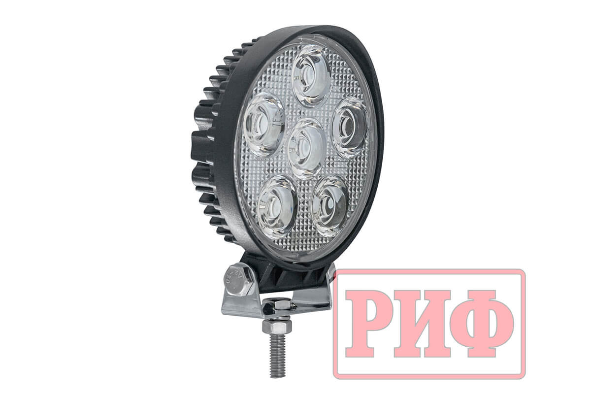 Светодиодная фара рабочего света РИФ D116 мм 18W