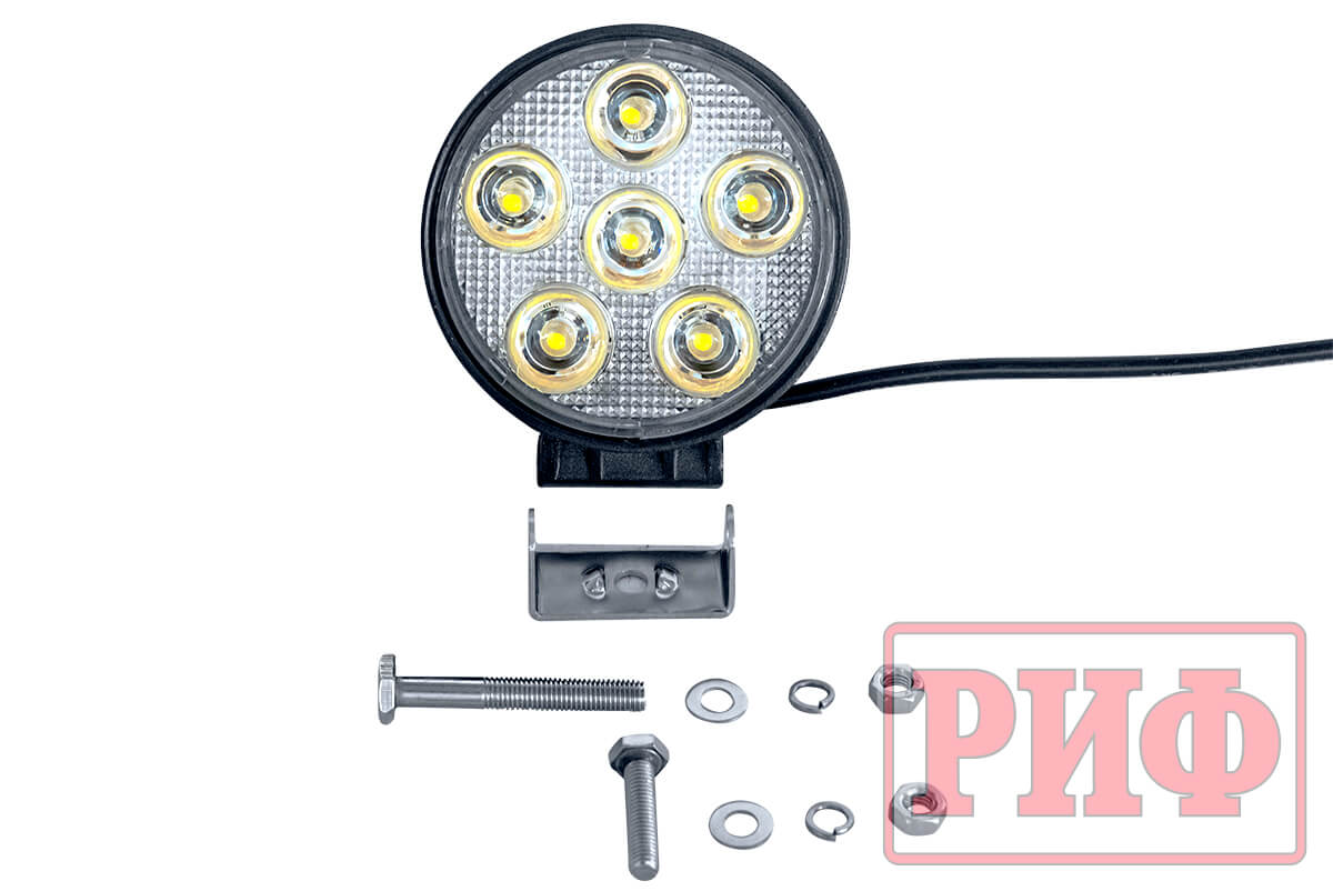Светодиодная фара рабочего света РИФ D116 мм 18W — изображение 4