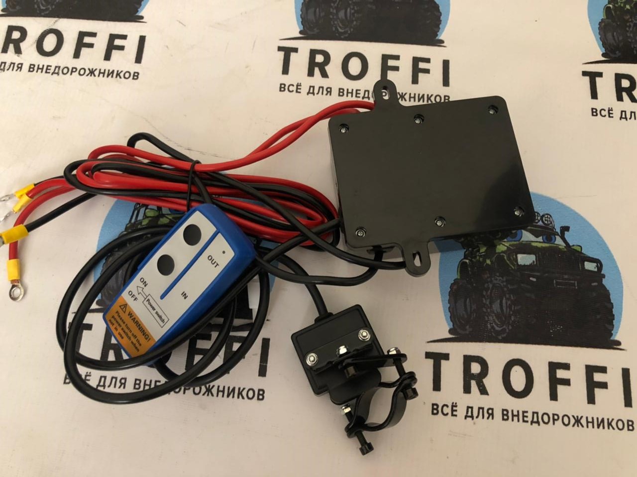 Лебедка электрическая Electric Winch 4000 lbs/1814 кг ATV синтетика — изображение 6