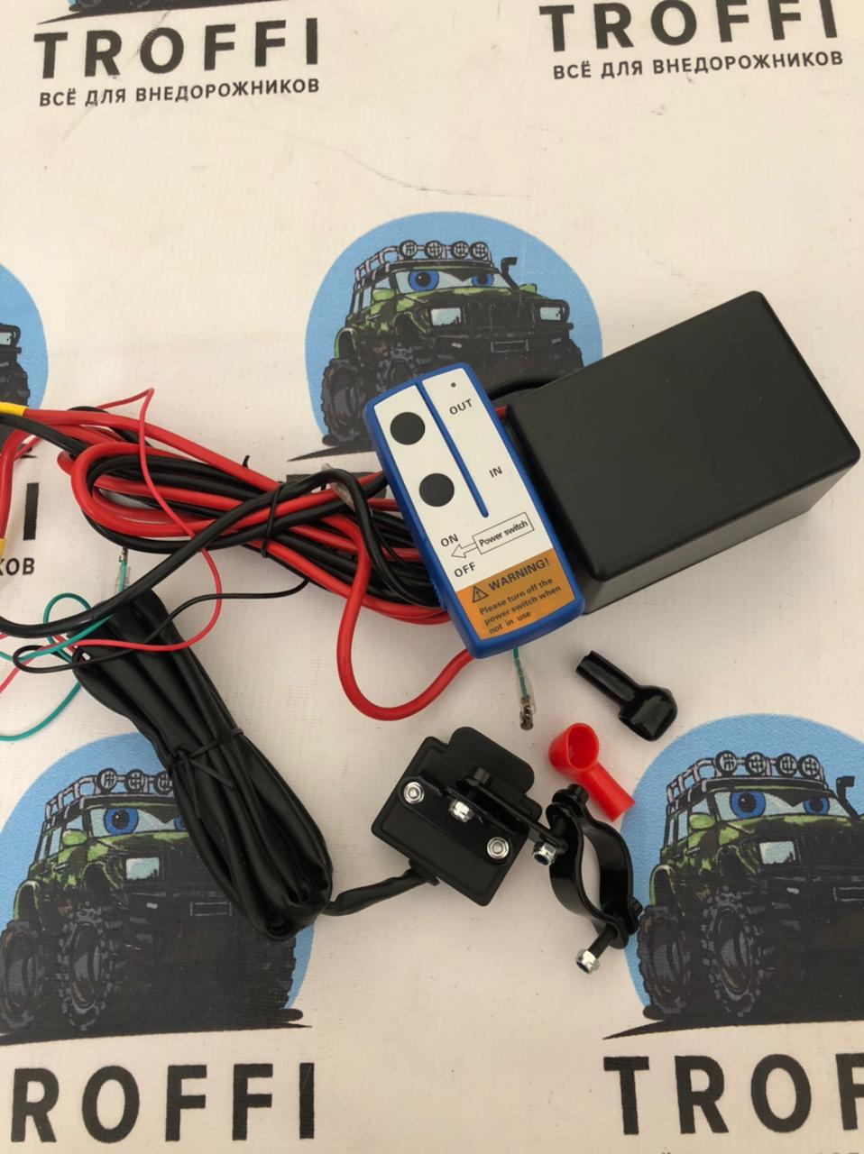 Лебедка электрическая 12V Electric Winch 3000lbs / 1361 кг с кевларовым тросом — изображение 10